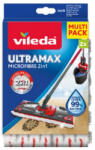 Vileda Felmosóhuzat, Vileda Ultramax Microfibre 2in1, 2 db, mikroszálas, 60°C-on mosható, kemény padlókhoz (TC2211910)