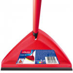 Vileda Lapát, Vileda Flexi 2 az 1-ben, 80 cm, piros-szürke, ergonomikus kialakítással, gumi peremmel, összecsukható és akasztható, helytakarékos (TC2211843)