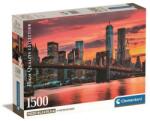 Clementoni Puzzle 1500 db HQC - East River At Dusk (kompakt doboz) (CL31712) - hellojatek