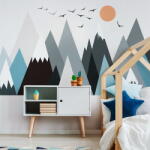 Ambiance Стикер за стена Giant Kid Стикер Скандинавски планини Parka - Ambiance (col-ROS-C598_60x90cm)