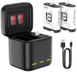 Telesin Háromcsatornás akkumulátortöltő GoPro Hero 13 Black Telesin (S0-BCG-10-TGP)