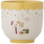 Bloomingville Mini Жълта/кремава глинена детска чаша 150 ml Celebrate - Bloomingville Mini (82063088)