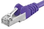 PremiumCord UTP CAT6A Összekötő Lila 25cm sp6asftp002V (sp6asftp002V) (sp6asftp002V)