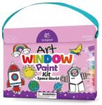 Tooky Toy Tooky Toy, Üvegfestő készlet világűr motívumokkal, 34 db-os (LT123C)