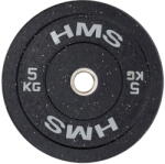 HMS Olimpiai bumper lemez HMS HTBR 5 KG fekete|szürke Súlytárcsa