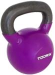 TOORX A Toorx Kettlebell Vinyl bevonata puhábbá teszi a külsejét 12 KG fekete|lila