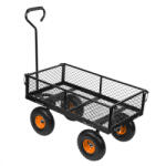 NEO TOOLS Kerti kocsi, fémvázas, tömlős kerekekkel, 300kg teherbírás (84-406)