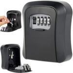 VG Számzáras kulcstartó széf, 12 x 9 cm, fekete (01882)