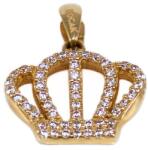 Ékszershop Köves korona arany medál (1325818)