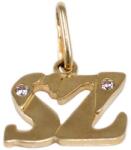 Ékszershop Köves SZ betű arany medál (1315433)