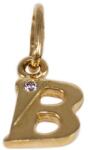 Ékszershop Köves B betű arany medál (1315419)