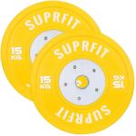 SUPRFIT uprfit Pro Competition súlytárcsa (pár) 15 kg sárga Súlytárcsa