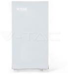 V-TAC 10.24kWh álló lítium akkumulátor, IP20, fehér - SKU 12279 (12279)