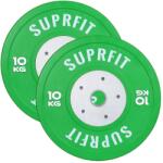 SUPRFIT Pro Competition súlytárcsa (pár) 10 KG zöld Súlytárcsa