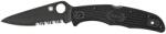 Spyderco ENDURA 4 FRN BLACK BLADE COMBO C10PSBBK EDC Zsebkés (PR-C200410410)