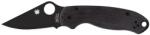 Spyderco PARA 3 G-10 BLACK BLACK BLADE PLAIN C223GPBK EDC Zsebkés (PR-C200435710)