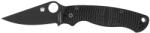 Spyderco PARA MILITARY 2 SALT G-10 BLACK MAGNACUT PLAIN C81GMCBKP2 EDC Zsebkés (PR-C200434809)