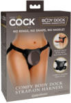 Pipedream - King Cock Elite Comfy Body Dock Strap-On Harness Black/ Dark Brown