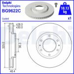 DELPHI Brzdový kotúč DELPHI BG9622C (BG9622C)