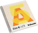 Esselte Spirálfüzet kockás ESSELTE A/5 70 lapos perforált lyukasztott (62906)