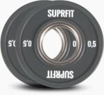 SUPRFIT Mini súlytárcsa (pár) 0, 5 KG szürke Súlytárcsa