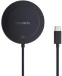 Baseus Incarcator wireless magsafe Baseus Simple Mini4, Qi2, 15W, 1m - Cosmic Black