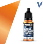 Acrylicos Vallejo VALLEJO TRUE METALLIC 77.105 Narancssárgametál akril airbrush festék 18 ml () (577105)