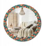  Dekoratív függő tükör, 80cm, geometrikus gyümölcsök és levelek, 4mm vastag (010090550110300072629)