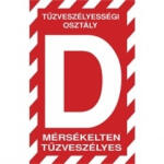  Tábla TUT 009001 Öntapadó 160x250 (D tűzveszélyességi osztályba sorolt helyiség)