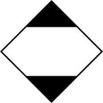  Sorozattábla, Korlátozott mennyiségű veszélyes áru, öntapadó, 300x300