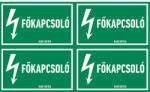  FŐKAPCSOLÓ, vinil öntapadó, 100x60
