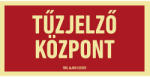  TŰZJELZŐ KÖZPONT, Utánvilágító öntapadó, 300x150