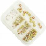 Indiana Nimfa Streamer Sárgaréz Gyöngyök Brass Beads S. g. c No. 2001 115 db (2001CP -2002GD-2003SL)