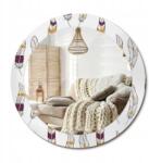  Fali tükör, Size fi 70cm, Tollak, edzett üveg kerettel (010090550100300029863)