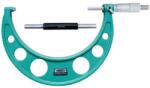 INSIZE Micrometru mecanic exterior Insize 125, 150mm, rezolutie 0, 01mm, precizie + -3 m, cu clichet (3203-150A)