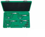 INSIZE Set 4 micrometre mecanice INSIZE 0-100 mm, rezolutie 0.01 mm, clichet, DIN863-1 (3203-1004A)