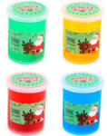 PUCKATOR Slime 7cm-es műanyag palackban, karácsonyi figurával, 4 féle változat (PCT-XTY1045)