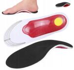  Lúdtalpbetét Cipő valgus Supináló 40-46 Teljes talpbetét (Wkładka do butów 35 ~40 L czerwona)