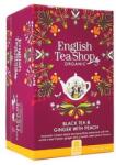 English Tea Shop Fekete tea 20x2 g English Tea Shop 20, bio gyömbér, barack