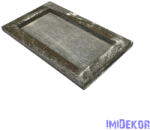  Fa tálca keret 25x15cm - Barnás Szürke