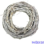  Vessző koszorú dekoráció 30cm