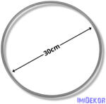  Fém karika 30 cm - Ezüst