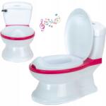 Coil Interaktív Bili Fehér Gyerek Bili Kivehető Betéttel Wc Kiképzés (C0635-PURPLE)
