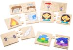 Bigjigs Toys Puzzle din lemn - Notiuni opuse Puzzle