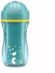 Chicco Canuta sport termorezistenta turcoaz cu pai 14 luni+, 266ml, Chicco