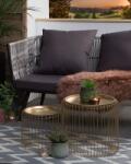 MAXISHOP Italia Collection Covor de exterior SIRSA Gri 90 x 180 cm (471806) Covor