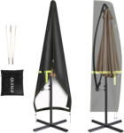 QLSXLB Husa Protectie Parasol Umbrela Terasa 280A 40 80 50 cm , Oxford 420D, Impermeabila, cu Tija Montaj si Fermoar Lung