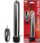 BAILE ezüst rúdvibrátor vibráló tojással - erőteljes többfunkciós szett, klitorisz / G-pont / anál stimuláció