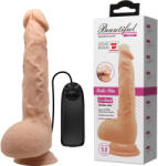 BAILE Beautiful Jason - Élethű vibráló dildó tapadókoronggal (25 cm / 4, 1 cm)