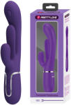 Pretty Love Twinkled Tenderness Shania multifunkciós nyuszis G-pont vibrátor - lila